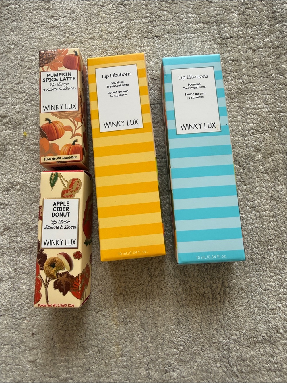 WINKY LUX LIP balm set